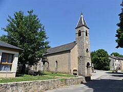 L'église Saint-Sauveur de Camprieu.