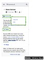 An annotated mockup showing the proposed design for the mobile wikitext talk pages individual discussion view.