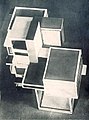 C. van Eesteren, Th. van Doesburg. Maison d'Artiste. 1923.