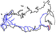 A375 im Fernstraßennetz Russlands