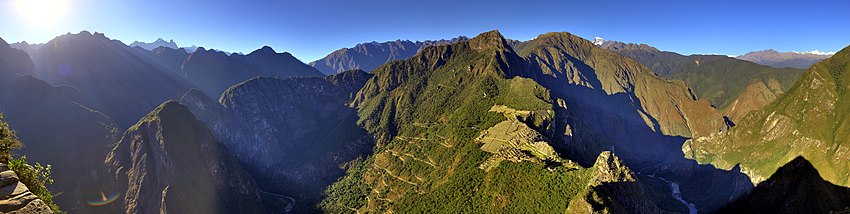 Panoraamvaade Machu Picchule