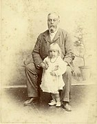 Agatha with her father