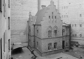 Gårdshuset på 1960-talet.