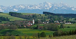 Skyline of Günzach