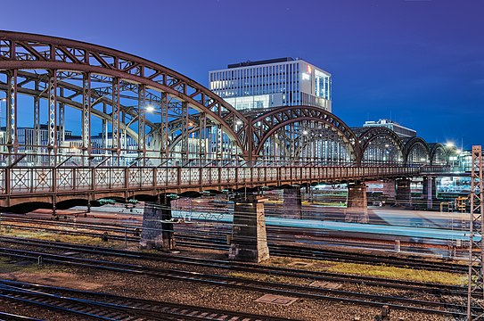 Hackerbrücke (Hacker bridge), Munich, Germany.