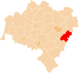 Powiat Powiat oławski v Dolnosliezskom vojvodstve (klikacia mapa)