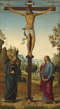 Pérugin, Crucifixion (vers 1482), Washington, National Gallery of Art.