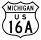 US Highway 16A marker