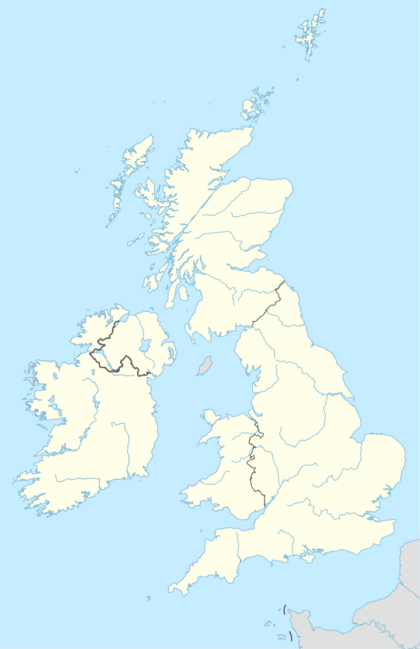 Locations of the 2015 Premier League venues