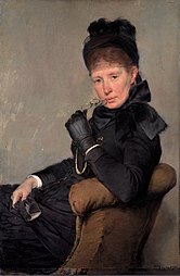 Jeanna Bauck (sv), svensk maler. Ca. 1887