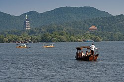 Leifeng-pagode in Hangzhou, Zhejiang