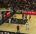 Match de Pro A en 2015 entre l'Élan Chalon et Gravelines-Dunkerque