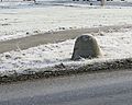 preußischer Viertelmeilenstein an der B 91 bei Theißen