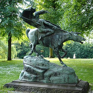 Sinding: Valkyrie, Churchillparken i København. Laget i 1908