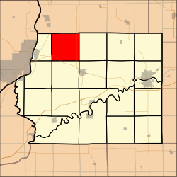 Location in Whiteside County