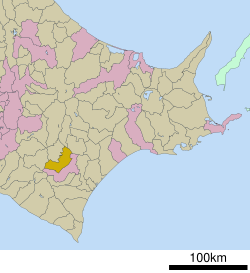 Lokasi Memuro di Hokkaido (Subprefektur Tokachi)