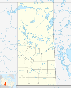 voir sur la carte de la Saskatchewan