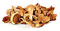 A collection of dried mushrooms