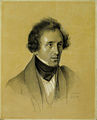 Felix Mendelssohn Bartholdy, drawing by Friedrich Wilhelm Schadow 1834