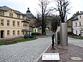 Silbermannfontenen på torget