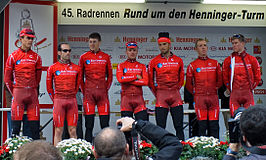 Team Barloworld tijdens Rund um den Henninger-Turm 2005