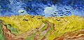 Wheatfield with Crows Vincent van Gogh (juli 1890) Van Gogh-museet