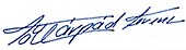 Signature de Ferenc Tóthárpád