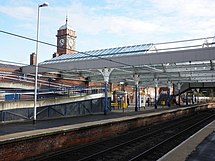 Whitley Bay, uma das antigas estações ferroviárias britânicas da rede, localizada no North Tyneside Loop.