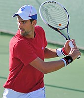 Photographie d'un joueur de tennis.