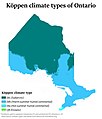 Image 9Köppen Climate Map of Ontario (from Eastern Ontario)