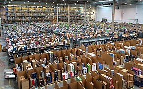 Centre de traitement des commandes d'Amazon.es à San Fernando de Henares, Espagne