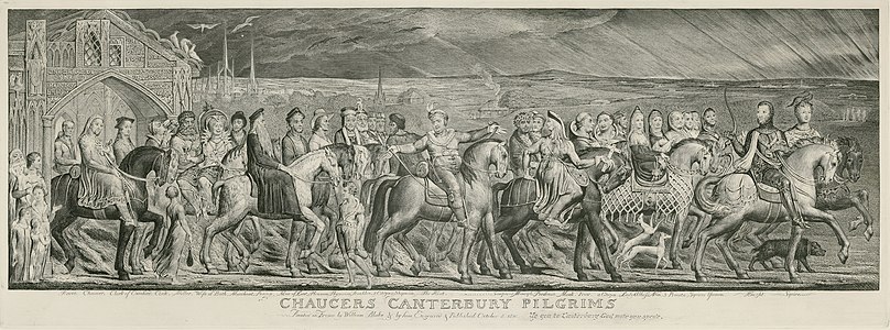 William Blake The Canterbury Pilgrims