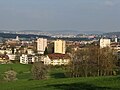 Dietikon as seen from Grunschen and Limmattal in the background