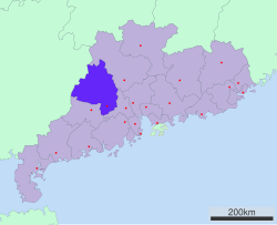 Prefektura Džaočing v provinci Guangdong