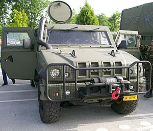 Iveco LMV chorvatských pozemních sil