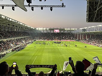 The stadium during the home opener