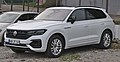 * Nomination Volkswagen Touareg III R-Line in Stuttgart, Germany. --Alexander-93 19:36, 28 October 2019 (UTC) * Promotion Das Bild ist sehr duster. -- Spurzem 19:24, 29 October 2019 (UTC) I do not understand why you cut the photos so close. A good picture also includes some environment. --Steindy 01:12, 30 October 2019 (UTC)  Comment after I had to take note, I have no idea about photography. --Steindy 18:05, 5 November 2019 (UTC)  Comment Fixed the brightness. The car ist the main object in the image, so IMO more background doesn't bring an advantage.--Alexander-93 15:37, 1 November 2019 (UTC)  Support sharpness could be better, but good enough for QI --Carschten 00:44, 13 November 2019 (UTC)