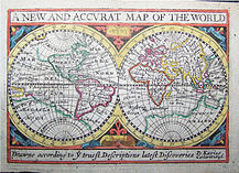 A New And Accvrat Map of the World, 1646, en edición miniatura