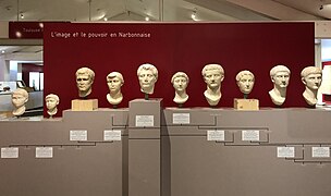 część: Ancient Roman sculptures in Musée Saint-Raymond found in Béziers 