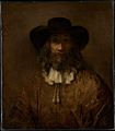 Man with a Beard by Rembrandt (17th century)