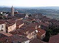 Altstadt Massa Marittima, Blick von der Burg auf die Stadt