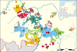 Plasseringa til Kurpfalz