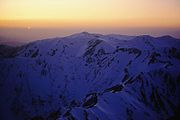 槍ヶ岳より（夕景）