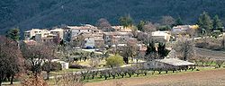 Skyline of Auribeau