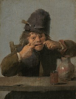 Adriaen Brouwer, Youth Making a Face