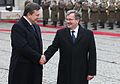 President Bronisław Komorowski with Victor Yanukovych (2011)