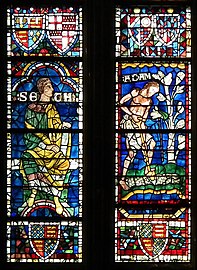 Seth and Adam Window, from Canterbury Cathedral (late 12th – early 13th c.)