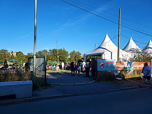 Une guinguette éphémère — la guinguette Marquette — à Saint-André-lez-Lille (2022).