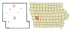 Vị trí trong Quận Shelby, Iowa