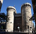 Torres de Quart, nuna de les puertes de les antigües muralles de Valencia.